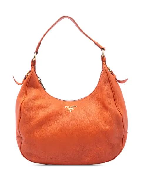 2010-2026 Vitello Daino Zip Top Hobo shoulder bag by PRADA 