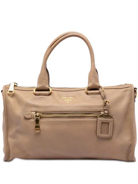 2010-2026 Vitello Daino Zip Top satchel by PRADA 