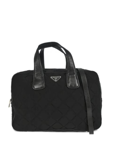 2010s logo-plaque two-way tote bag by PRADA 