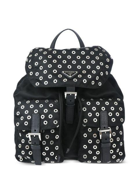 2010s triangle-logo backpack by PRADA 