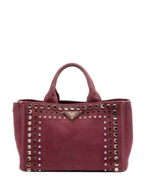 2011-2015 Small Canvas Canapa Bijoux satchel by PRADA 
