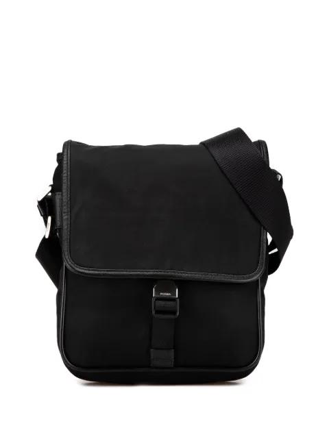 2013-2024 Tessuto Buckle Messenger Bag crossbody bag by PRADA 2013-2024 Tessuto Buckle Messenger Bag crossbody bag by PRADA