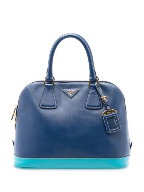 2013-2025 Bicolor Saffiano Lux Promenade Dome handbag by PRADA 