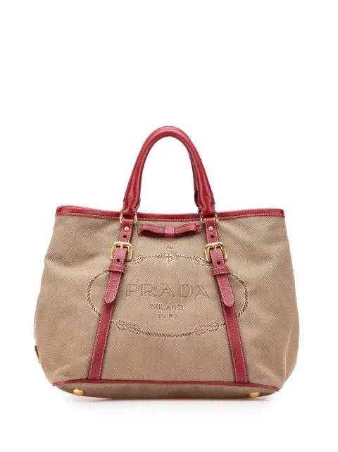 2013-2025 Canvas Canapa Logo Bow satchel by PRADA 