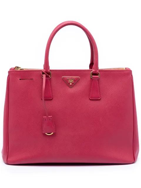 2013-2025 Large Saffiano Lux Galleria Double Zip satchel by PRADA 