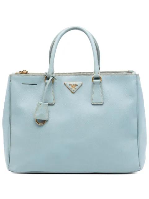 2013-2025 Large Saffiano Lux Galleria Double Zip satchel by PRADA 