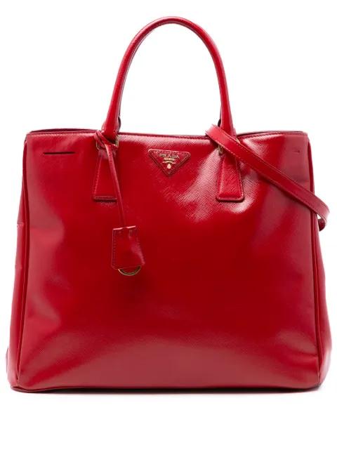 2013-2025 Large Saffiano Vernice Galleria satchel by PRADA 