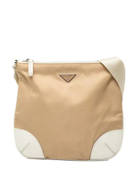 2013-2025 Leather Trimmed Tessuto Zip Top crossbody bag by PRADA 