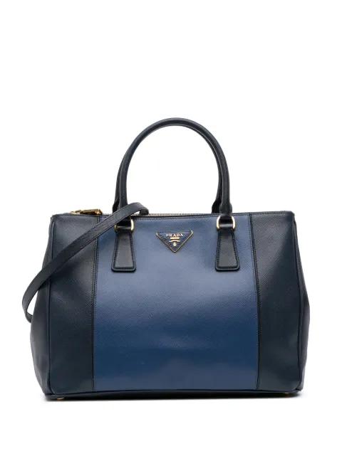 2013-2025 Medium Bicolor Saffiano Lux Galleria Double Zip satchel by PRADA 2013-2025 Medium Bicolor Saffiano Lux Galleria Double Zip satchel by PRADA