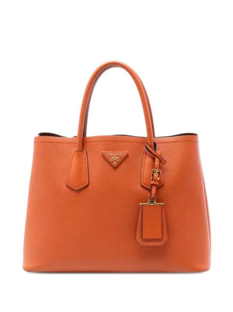 2013-2025 Medium Saffiano Cuir Double satchel by PRADA 