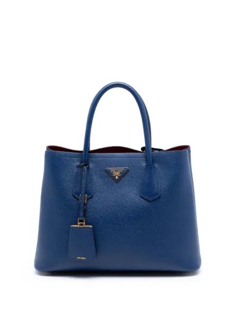 2013-2025 Medium Saffiano Cuir Double satchel by PRADA 