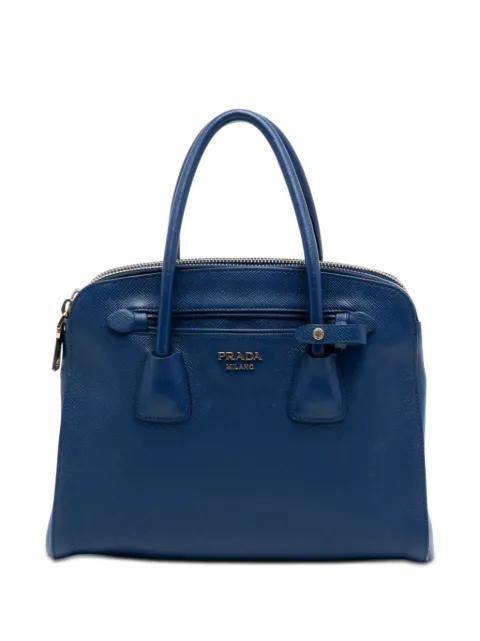 2013-2025 Saffiano Cuir Double Zip Top Handle Bag satchel by PRADA 