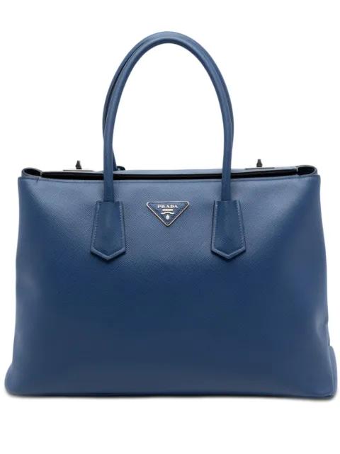 2013-2025 Saffiano Cuir Turnlock Twin satchel by PRADA 