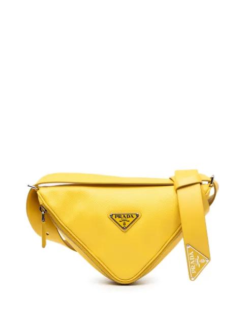2013-2025 Saffiano Triangle Convertible shoulder bag by PRADA 