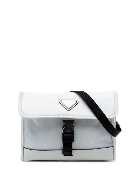 2013-2025 Saffiano Trimmed Re Nylon Smartphone Case crossbody bag by PRADA 