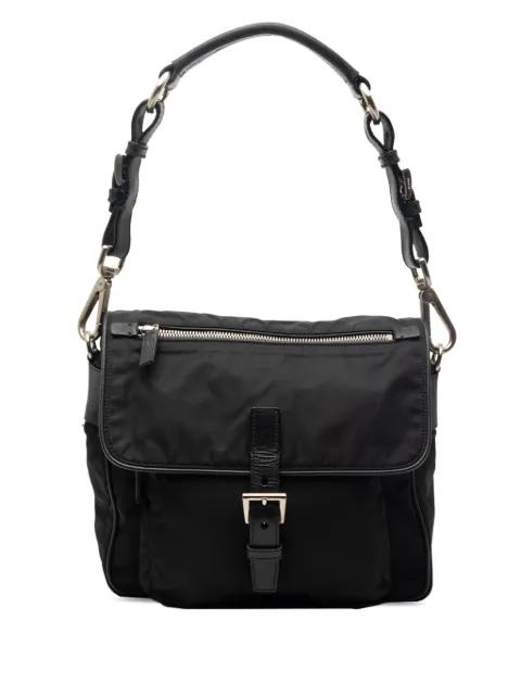 2013-2025 Saffiano Trimmed Tessuto shoulder bag by PRADA 