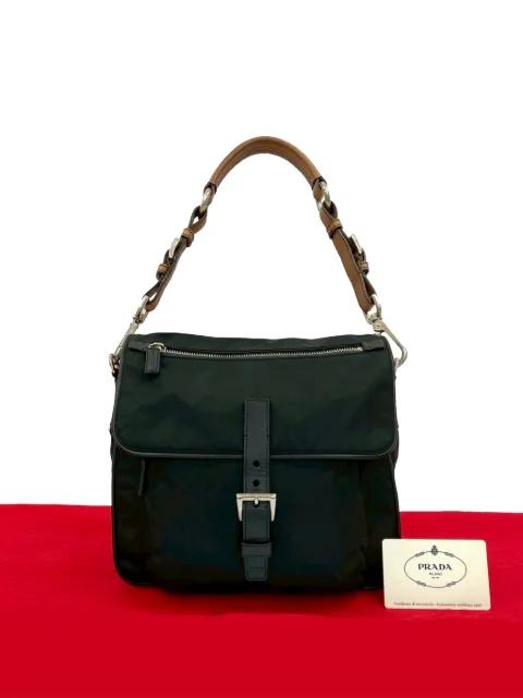 2013-2025 Saffiano Trimmed Tessuto shoulder bag by PRADA 