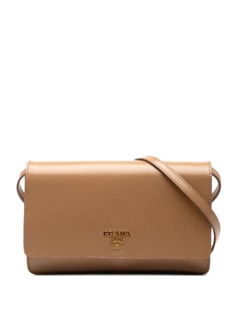 2013-2025 Saffiano Vernice Wallet On Strap crossbody bag by PRADA 