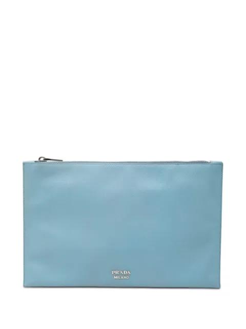 2013-2025 Saffiano clutch bag by PRADA 