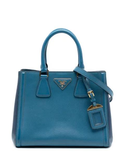 2013-2025 Small Bicolor Saffiano Lux Galleria satchel by PRADA 