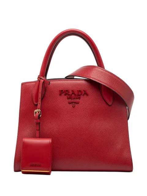 2013-2025 Small Saffiano Cuir Monochrome Top Handle Tote satchel by PRADA 