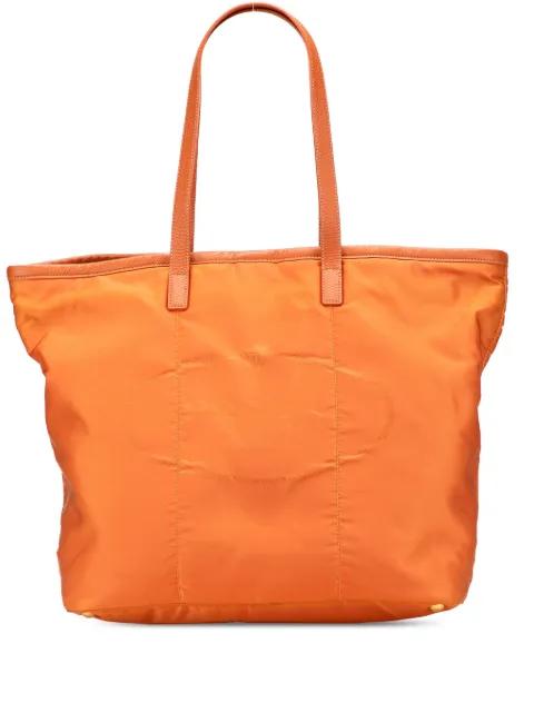 2013-2025 Tessuto Canapa Logo tote bag by PRADA 