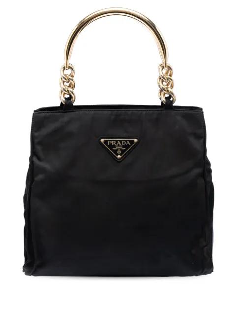 2013-2025 Tessuto Metal Handle Bag tote bag by PRADA 