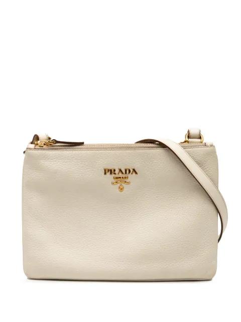 2013-2025 Vitello Daino Double Zip crossbody bag by PRADA 