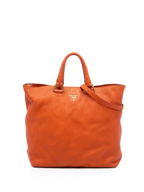 2013-2025 Vitello Daino Open Convertible Tote satchel by PRADA 