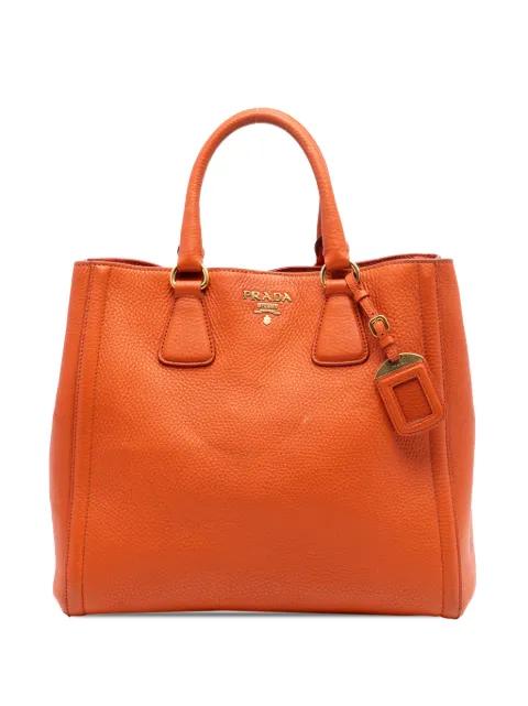 2013-2025 Vitello Daino Open Convertible Tote satchel by PRADA 