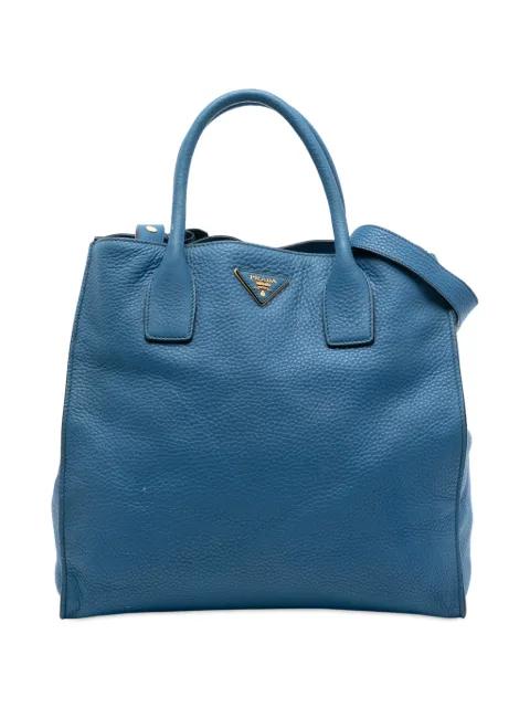2013-2025 Vitello Daino Open Convertible Tote satchel by PRADA 