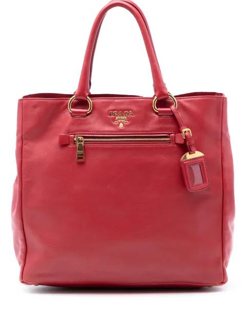 2013-2025 Vitello Daino Open Convertible Tote satchel by PRADA 