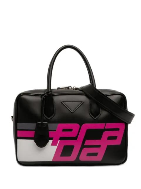 2013-2026 City Calf Racing satchel by PRADA 