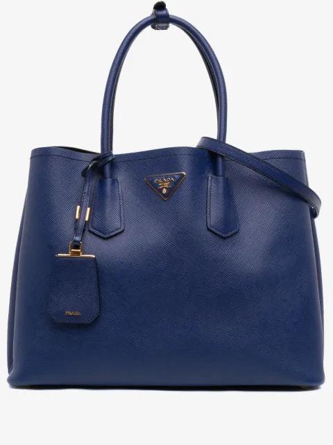 2013-2026 Large Saffiano Cuir Double satchel by PRADA 