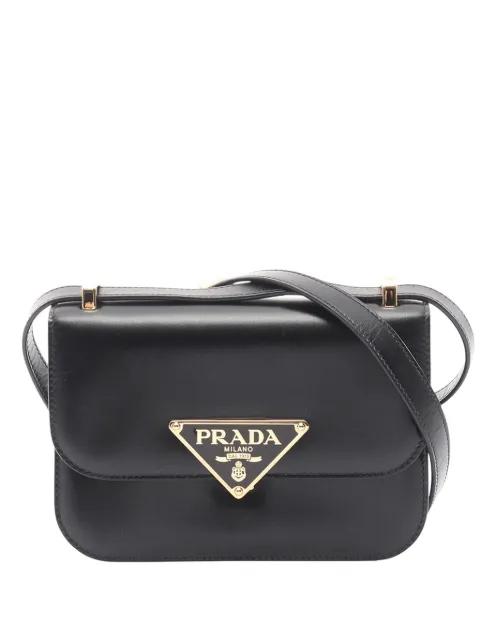 2013-2026 Leather Embleme Crossbody Bag shoulder bag by PRADA 