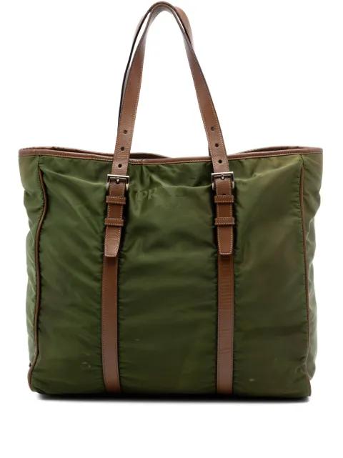 2013-2026 Leather Trimmed Tessuto tote bag by PRADA 