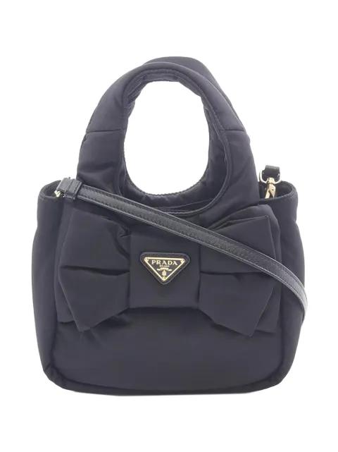 2013-2026 Padded Re-Nylon Bow satchel by PRADA 