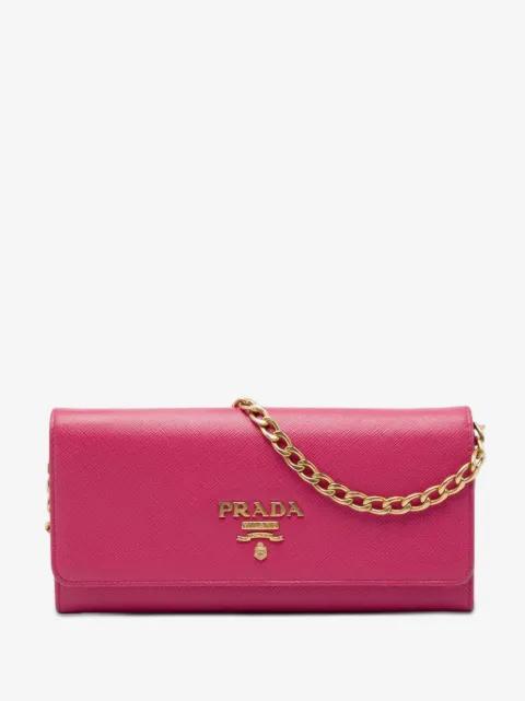 2013-2026 Saffiano Lux Wallet On Chain crossbody bag by PRADA 
