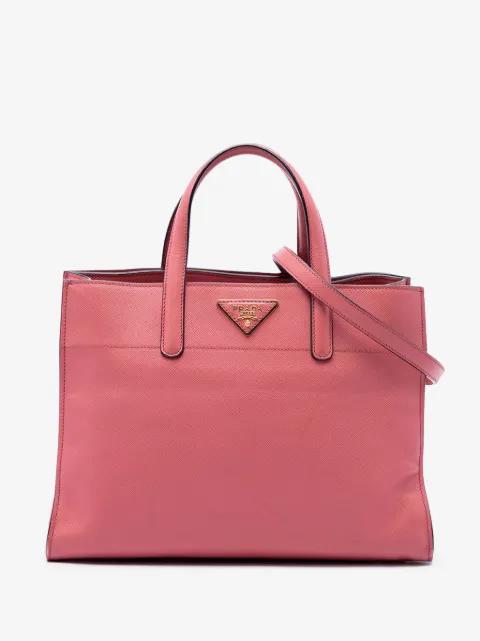 2013-2026 Saffiano Soft Triple Pocket Tote satchel by PRADA 