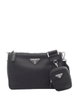 2013-2026 Saffiano Trimmed Re Nylon Zip Top crossbody bag by PRADA 2013-2026 Saffiano Trimmed Re Nylon Zip Top crossbody bag by PRADA