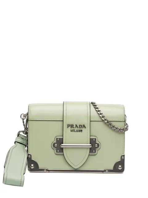2013-2026 Spazzolato Soft Calfskin Cahier crossbody bag by PRADA 