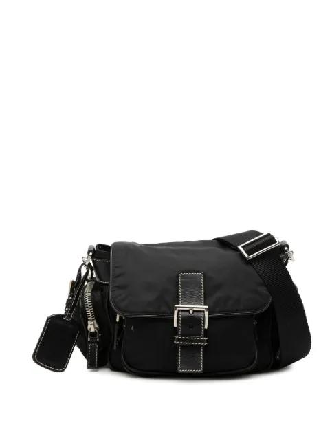2013-2026 Tessuto Buckle Messenger Bag crossbody bag by PRADA 