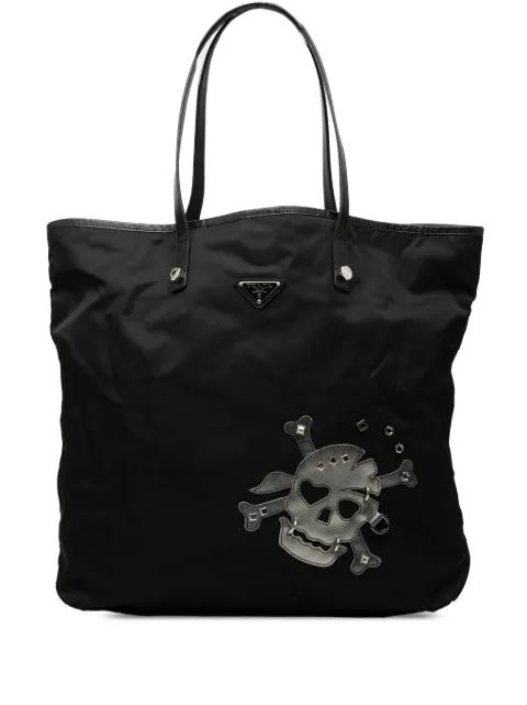 2013-2026 Tessuto Skull tote bag by PRADA 