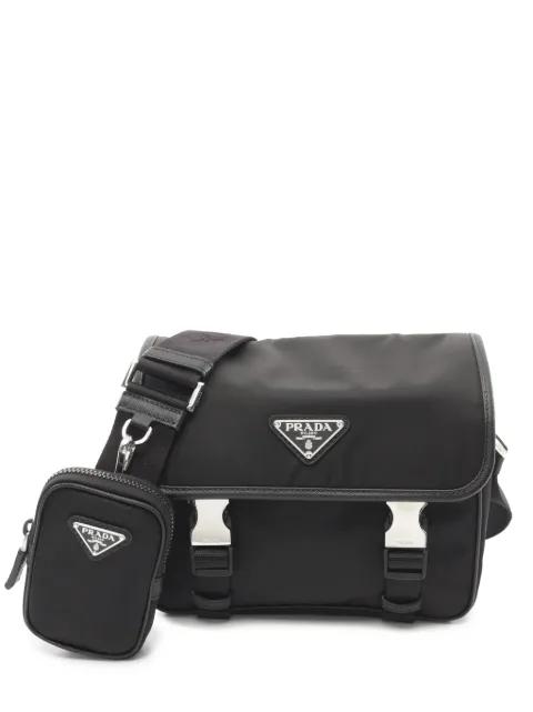 2013-2026 Tessuto Zip Buckle Messenger Bag crossbody bag by PRADA 