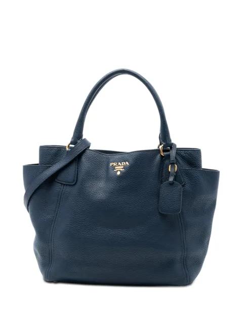 2013-2026 Vitello Daino Side Pocket Convertible Tote satchel by PRADA 