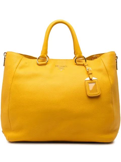 2013-2026 Vitello Daino Side Zip Convertible Tote satchel by PRADA 