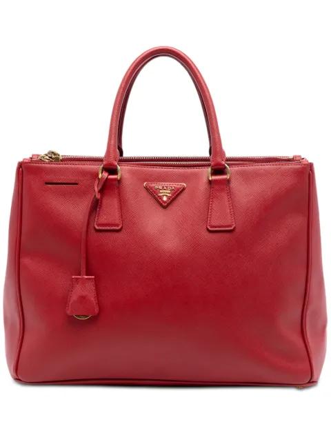 2015-2025 Large Saffiano Lux Galleria Double Zip satchel by PRADA 
