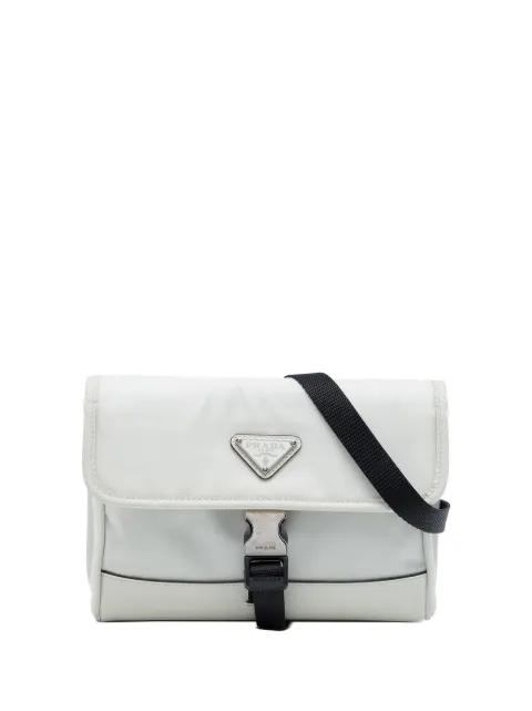 2019-2026 Saffiano Trimmed Re Nylon Smartphone Case crossbody bag by PRADA 