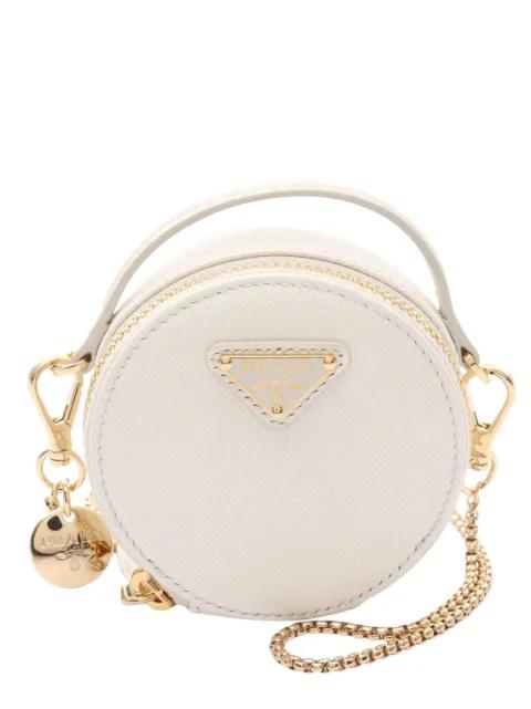 2020-2025 Mini Saffiano Triangle Pouch satchel by PRADA 