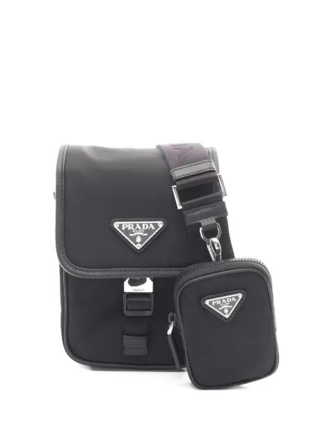2020s logo-plaque shoulder bag by PRADA 